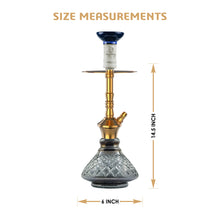Load image into Gallery viewer, COCOYAYA Conquer Series Lazy Goose Hookah Golden(with bag)