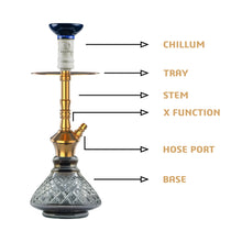 Load image into Gallery viewer, COCOYAYA Conquer Series Lazy Goose Hookah Golden(with bag)