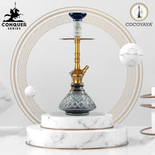 Load image into Gallery viewer, COCOYAYA Conquer Series Lazy Goose Hookah Golden(with bag)