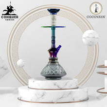 Load image into Gallery viewer, COCOYAYA Conquer Series Lazy Goose Hookah Rainbow(with bag)