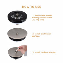 Load image into Gallery viewer, COCOYAYA Hookah Led Ring Light Magic Multicolor Light For Shisha Hookah (6-Inch)