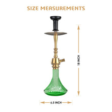 Load image into Gallery viewer, COCOYAYA Jade Series Hookah Tokyo Golden (Light Green Base)(with bag)