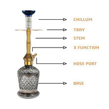 Load image into Gallery viewer, COCOYAYA Conquer Series Lobo Hookah Golden(with bag)