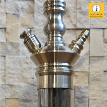 Load image into Gallery viewer, COCOYAYA Madrid Hookah Champagne (Dark Grey Base ) ( With Bag )