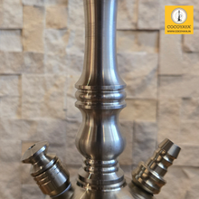 Load image into Gallery viewer, COCOYAYA Madrid Hookah Champagne (Dark Grey Base ) ( With Bag )