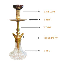 Load image into Gallery viewer, COCOYAYA Madrid Hookah Golden(with bag)
