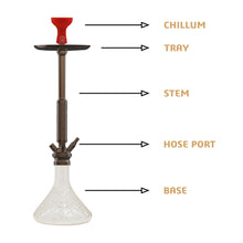 Load image into Gallery viewer, COCOYAYA King Series Marco Hookah Coffee ( Transparent Base)(With Bag)