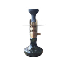 Load image into Gallery viewer, COCOYAYA Mini Ferro Series Hookah Golden (Dark Green Base) with Bag