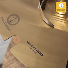 Load image into Gallery viewer, COCOYAYA Mini Ferro Series Hookah Golden (Dark Purple Base) with Bag