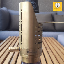 Load image into Gallery viewer, COCOYAYA Mini Ferro Series Hookah Golden ( Light Purple Base) with Bag