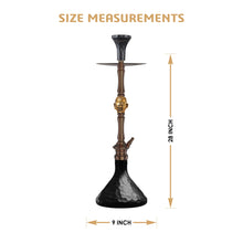 Load image into Gallery viewer, COCOYAYA JUGLE SERIES TRUMO HOOKAH BLKGOLD(with bag)