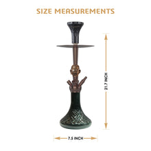 Load image into Gallery viewer, COCOYAYA Moksha Series Mr. P Hookah Golden (Black Base)