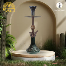 Load image into Gallery viewer, COCOYAYA Moksha Series Mr. P Hookah Golden (Black Base)