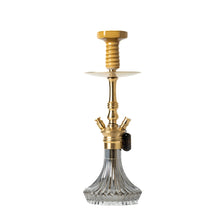 Load image into Gallery viewer, COCOYAYA Madrid Hookah - Golden (Black Base)(with bag)
