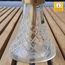 Load image into Gallery viewer, COCOYAYA Nano Series Zippy Hookah Golden ( Transparent Base ) With Bag