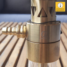 Load image into Gallery viewer, COCOYAYA Nano Series Zippy Hookah Golden ( Transparent Base ) With Bag