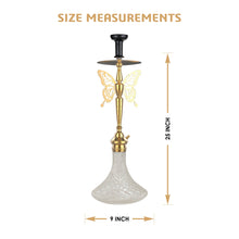 Load image into Gallery viewer, COCOYAY Angel Series Betty Hookah Golden (Transparent Base )(with bag)