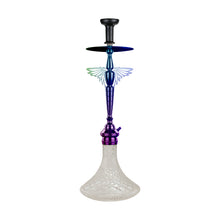 Load image into Gallery viewer, COCOYAY Angel Series Falcon Hookah Rainbow (Transparent Base)(with bag)