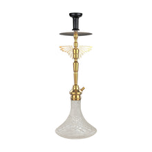 Load image into Gallery viewer, COCOYAY Angel Series Falcon Hookah Golden (Transparent Base )(with bag)