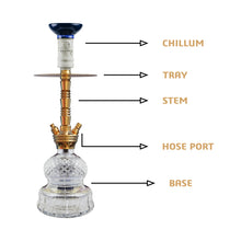 Load image into Gallery viewer, COCOYAYA Conquer Series Niko Hookah Golden(with bag)