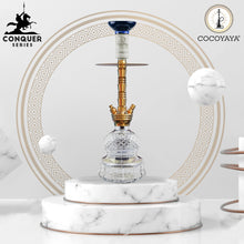Load image into Gallery viewer, COCOYAYA Conquer Series Niko Hookah Golden(with bag)