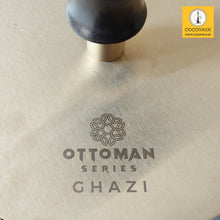 Load image into Gallery viewer, COCOYAYA Ottoman Series Ghazi Hookah Champagne Black ( Dark Blue Base )(with bag)