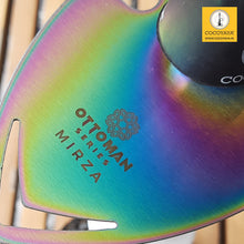 Load image into Gallery viewer, COCOYAYA Ottoman Series Mirza Hookah Rainbow White (Dark Blue Base)(with bag)