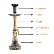Load image into Gallery viewer, Cocoyaya Jade Series Pablo Hookah Full Golden(with bag)