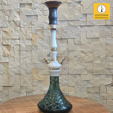 Load image into Gallery viewer, COCOYAYA Ottoman Series Pasha Hookah Champagne White (Sky Base)(with bag)