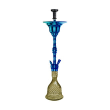 Load image into Gallery viewer, COCOYAYA Gamaliya Series Persia Grande Hookah Blue (Grey Base)(With Bag)
