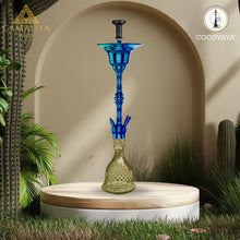 Load image into Gallery viewer, COCOYAYA Gamaliya Series Persia Grande Hookah Blue (Grey Base)(With Bag)