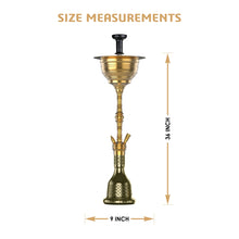 Load image into Gallery viewer, COCOYAYA Gamaliya Series Persia Grande Hookah Golden ( Grey Base )(with bag)