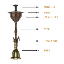 Load image into Gallery viewer, COCOYAYA Gamaliya Series Persia Grande Hookah Coffee ( Grey Base )(with bag)