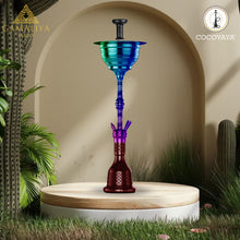 Load image into Gallery viewer, COCOYAYA Gamaliya Series Persia Grande Hookah Rainbow ( Purple Base )(with bag)