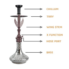 Load image into Gallery viewer, Angel Series Phantom Hookah 22.2 Inch Rose Golden(with bag)