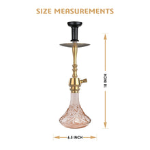 Load image into Gallery viewer, COCOYAYA Jade Series Hookah Tokyo Golden (Pink Base )(with bag)