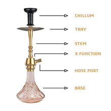 Load image into Gallery viewer, COCOYAYA Jade Series Hookah Tokyo Golden (Pink Base )(with bag)