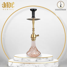 Load image into Gallery viewer, COCOYAYA Jade Series Hookah Tokyo Golden (Pink Base )(with bag)