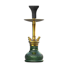 Load image into Gallery viewer, COCOYAYA Conquer Series Poco Hookah Golden ( Dark Green Base )(with bag)