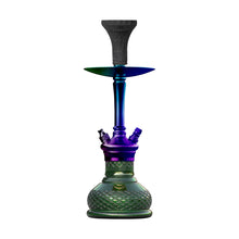 Load image into Gallery viewer, COCOYAYA Conquer Series Poco Hookah Rainbow ( Dark Green Base )(With Bag)