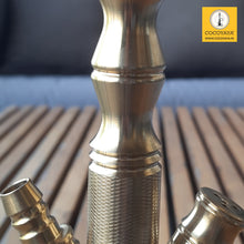 Load image into Gallery viewer, COCOYAYA Prince Series Coco mini Hookah Golden (Transparent Base) With Bag