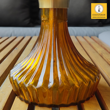 Load image into Gallery viewer, COCOYAYA Prince Series Milan Hookah Golden ( Amber Base ) With Bag
