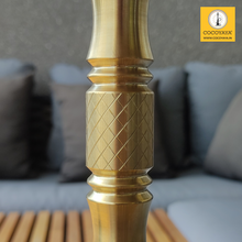 Load image into Gallery viewer, COCOYAYA Prince Series Milan Hookah Golden ( Amber Base ) With Bag