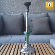 Load image into Gallery viewer, COCOYAYA Prince Series Ronaldo Hookah Rainbow (Grey Base) ( With Bag )