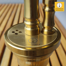 Load image into Gallery viewer, COCOYAYA Prince Series Ronaldo Hookah Golden (Orange Base) ( With Bag )