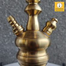 Load image into Gallery viewer, COCOYAYA Prince Series Simba Hookah Golden ( Brown Base ) With Bag