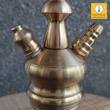 Load image into Gallery viewer, COCOYAYA Prince Series Simba Hookah Golden (Dark Green Base) With Bag
