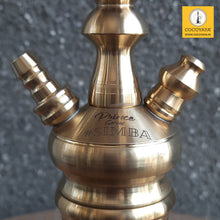 Load image into Gallery viewer, COCOYAYA Prince Series Simba Hookah Golden (Olive Green Base) With Bag
