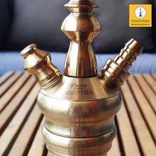 Load image into Gallery viewer, COCOYAYA Prince Series Simba Hookah Golden (Transparent Base) With Bag