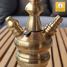 Load image into Gallery viewer, COCOYAYA Prince Series Simba Hookah Golden ( White Base ) With Bag